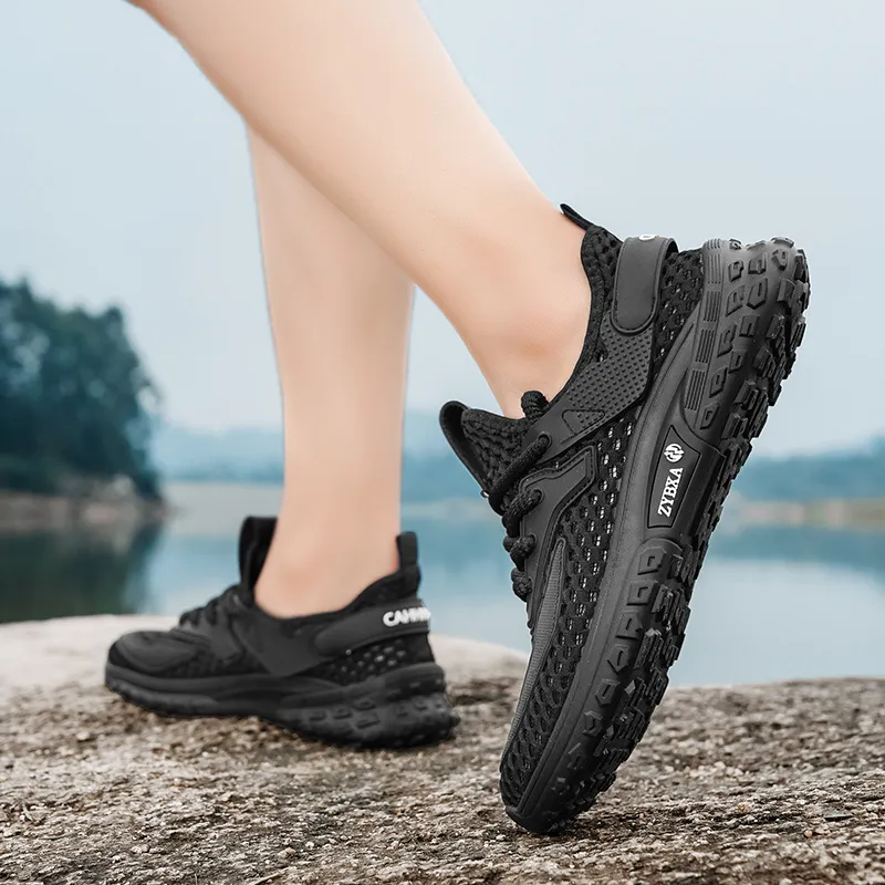 PLAY COBBLER Anti-Slip Wear-Resistant Breathable Quick Dry Lightweight Low-Top Outdoor Shoes Men's-7