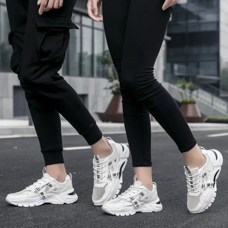 PLAY COBBLER Slip-Resistant Breathable Lightweight Low-Top Chunky Sneakers Unisex-4