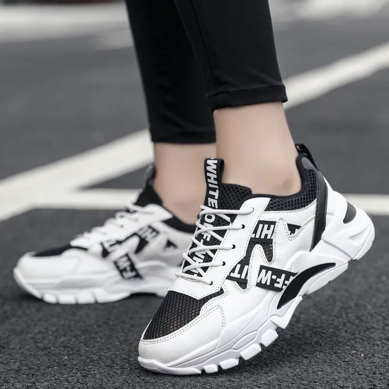 PLAY COBBLER Slip-Resistant Breathable Lightweight Low-Top Chunky Sneakers Unisex-6