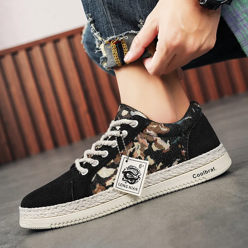 PLAY COBBLER Anti-Slip And Wear-Resistant Breathable Low-Top Skateboard Shoes Men's-5