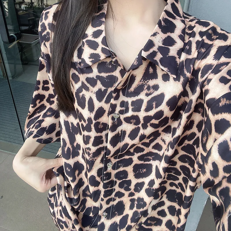 Good Fortune Nightgown Women's Leopard Print-3