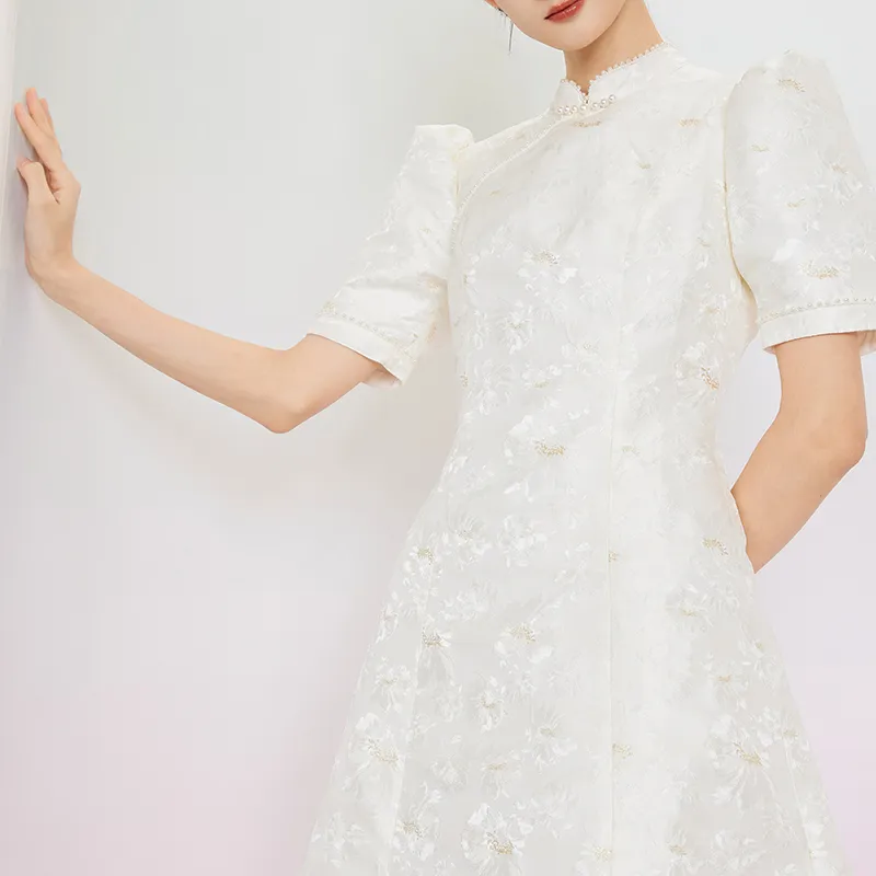JINYE ORIENTAL Cheongsams Women's White-2