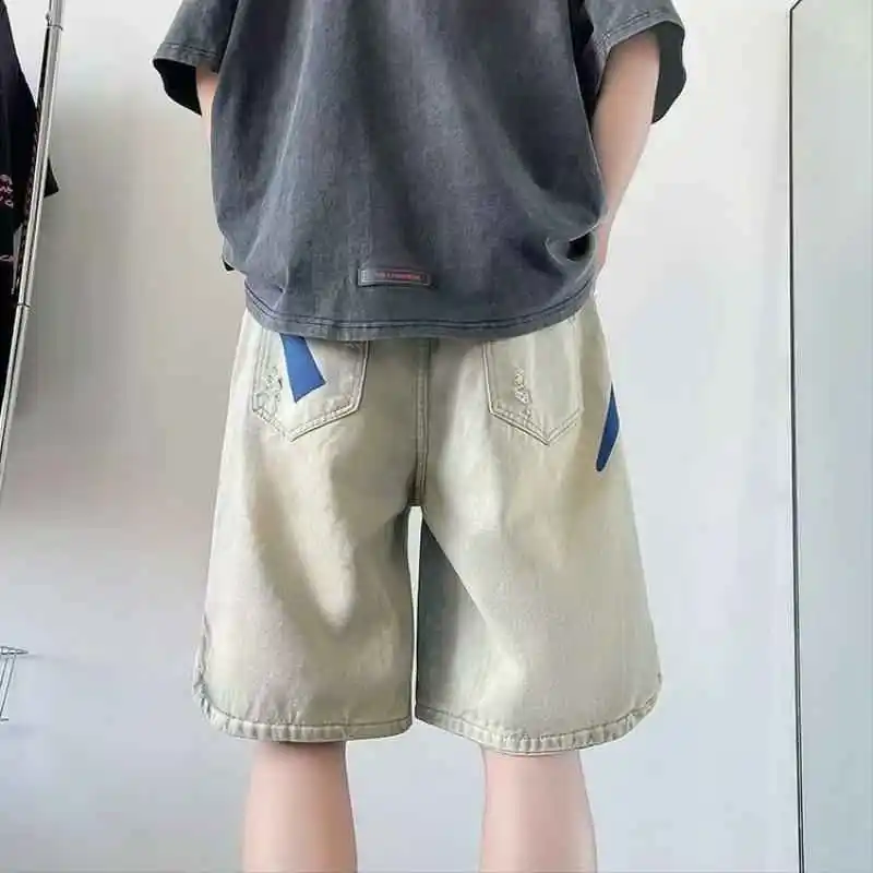 ZMHT Denim Shorts Unisex Vintage-4
