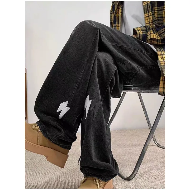 ZMHT Jeans Unisex Black-3