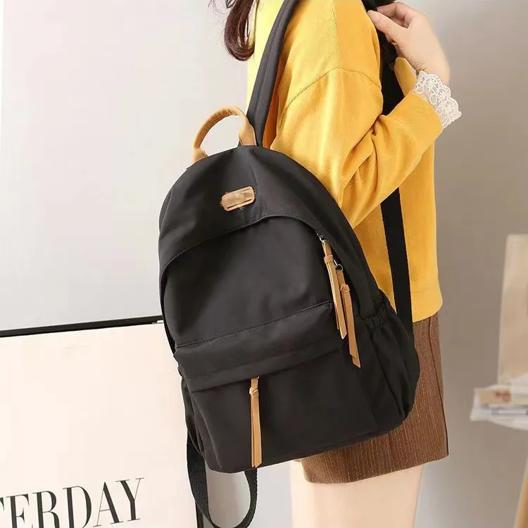 DJ.SPIRIT Nylon Backpack Regular Unisex Black/White-2