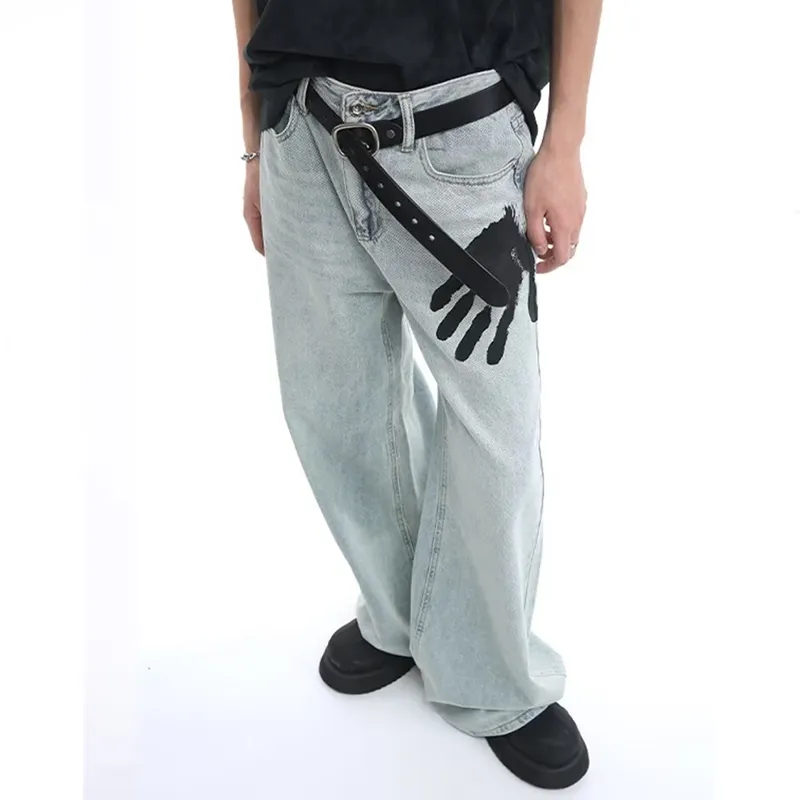ZMHT Jeans Unisex Light Blue-3