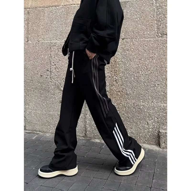 ZMHT Casual Pants Unisex Black-4