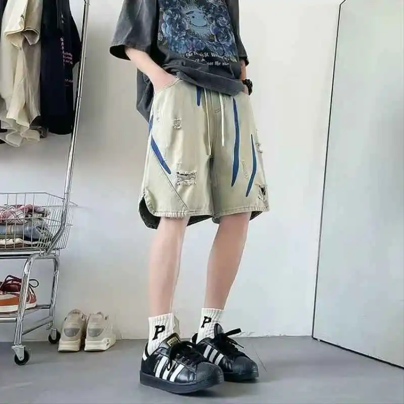 ZMHT Denim Shorts Unisex Vintage-3