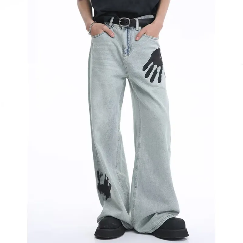 ZMHT Jeans Unisex Light Blue-5