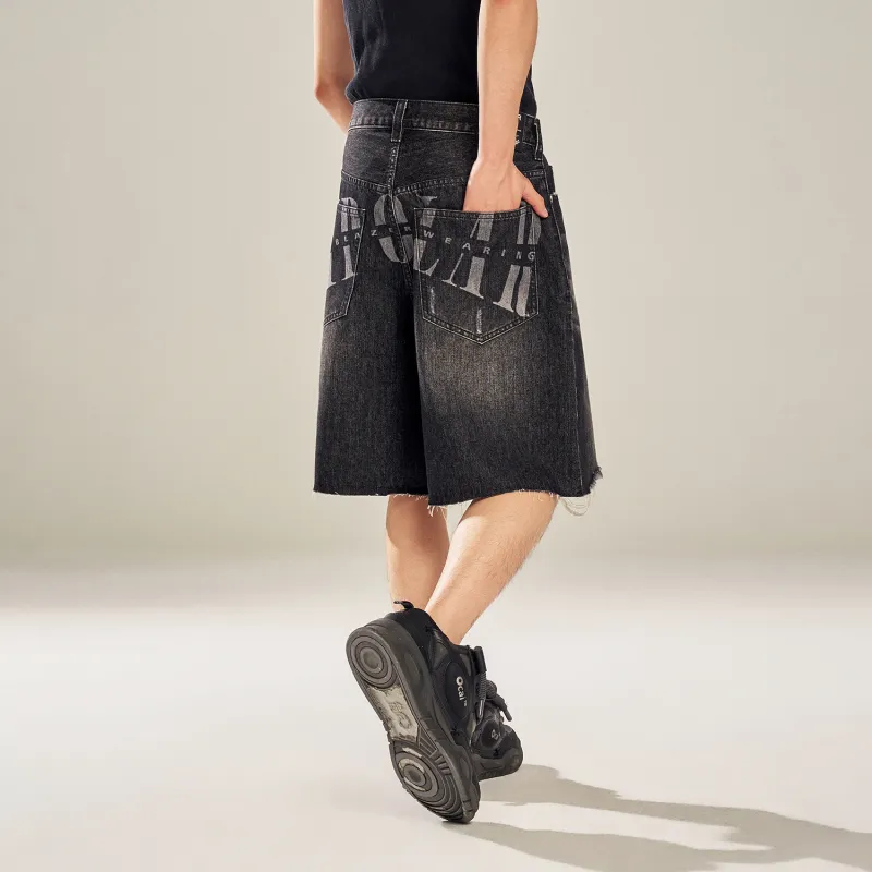 BIPOLAR Denim Shorts Unisex-3