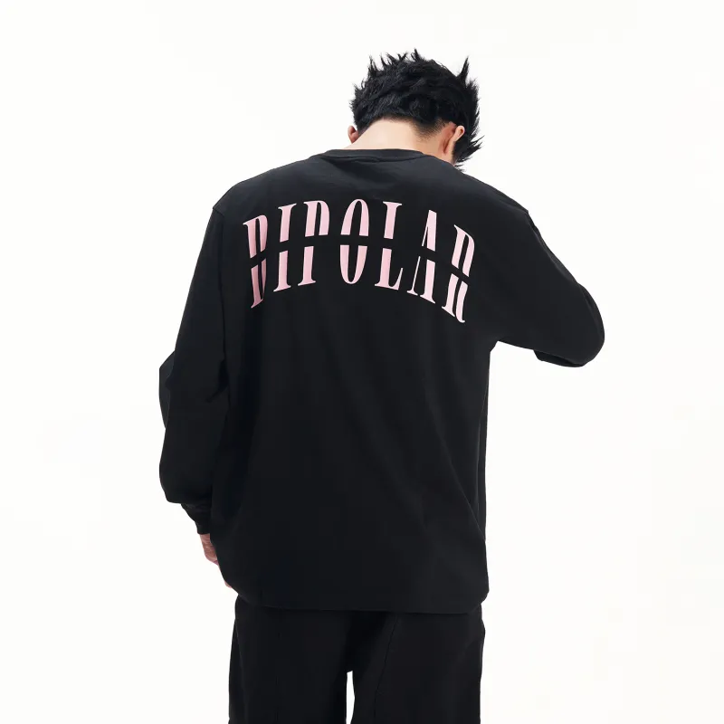BIPOLAR T Shirt Unisex White Heather Gray Black Dark Blue-7