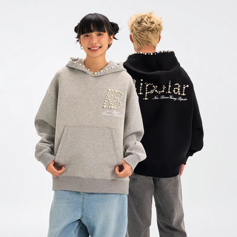 BIPOLAR Sweatshirt Hoodie Unisex Black Gray-9