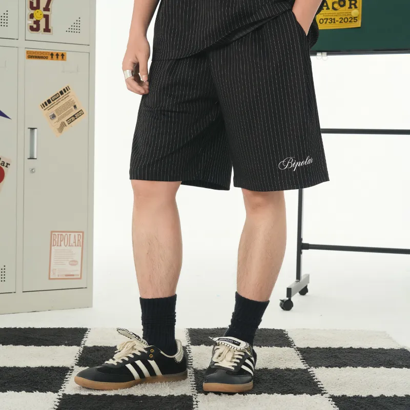 BIPOLAR Casual Shorts Unisex Black-2