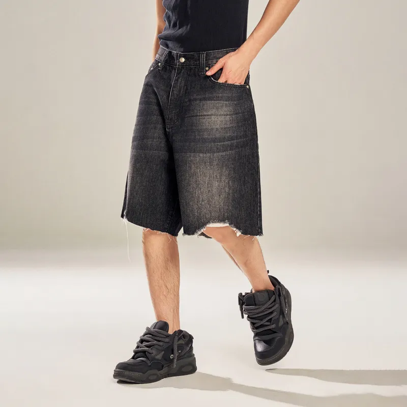 BIPOLAR Denim Shorts Unisex-2