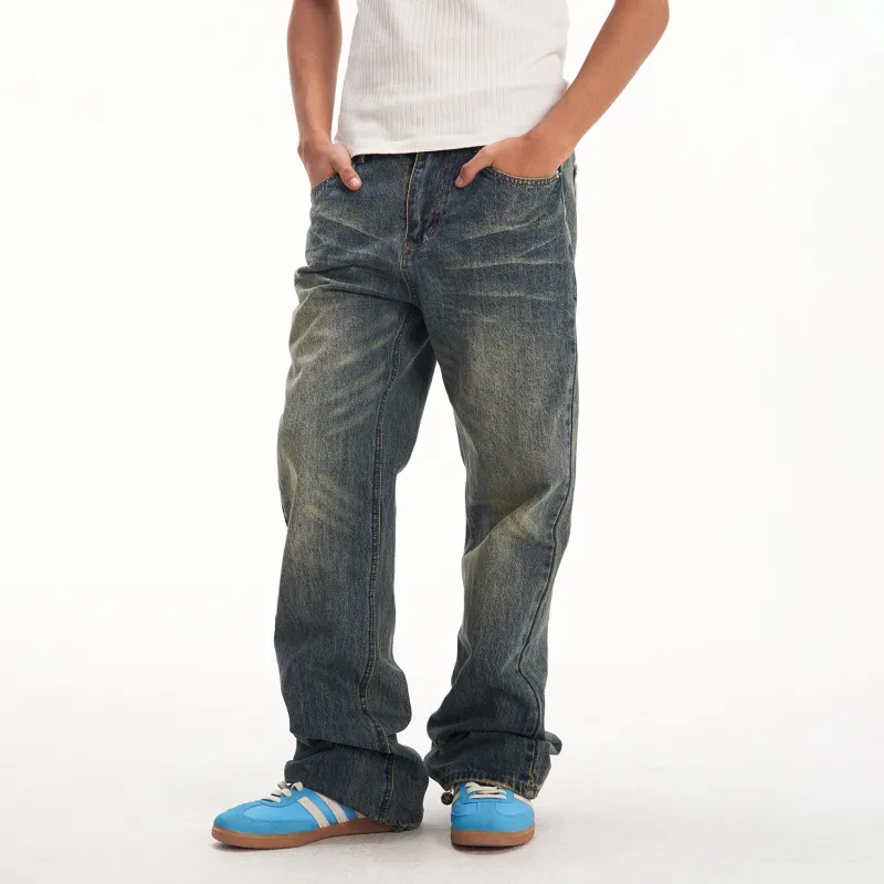 BIPOLAR Jeans Pants Unisex Blue-2