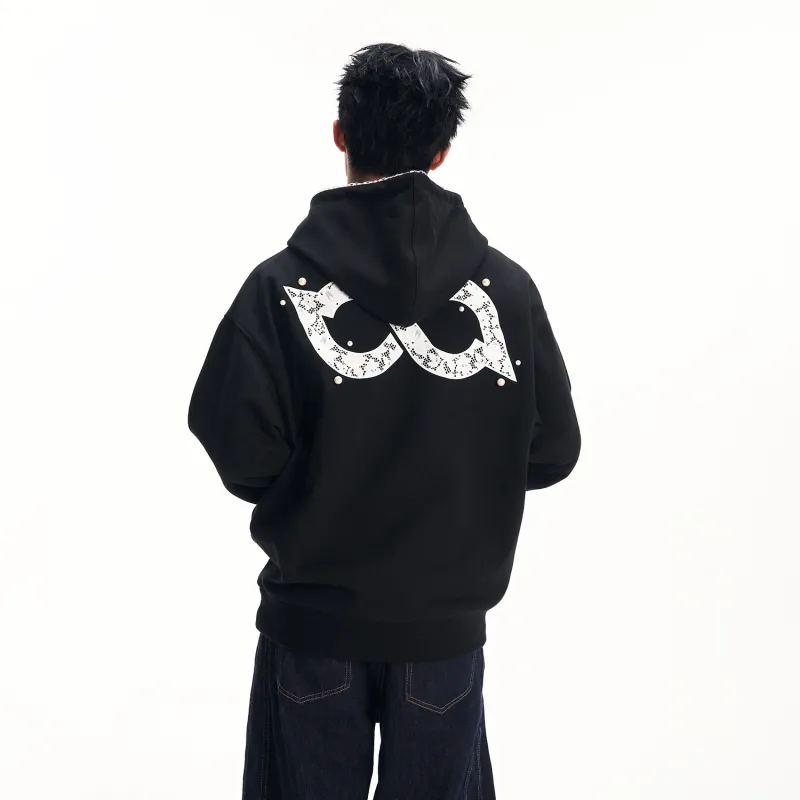 BIPOLAR Sweatshirt Unisex Heather Gray Black-6