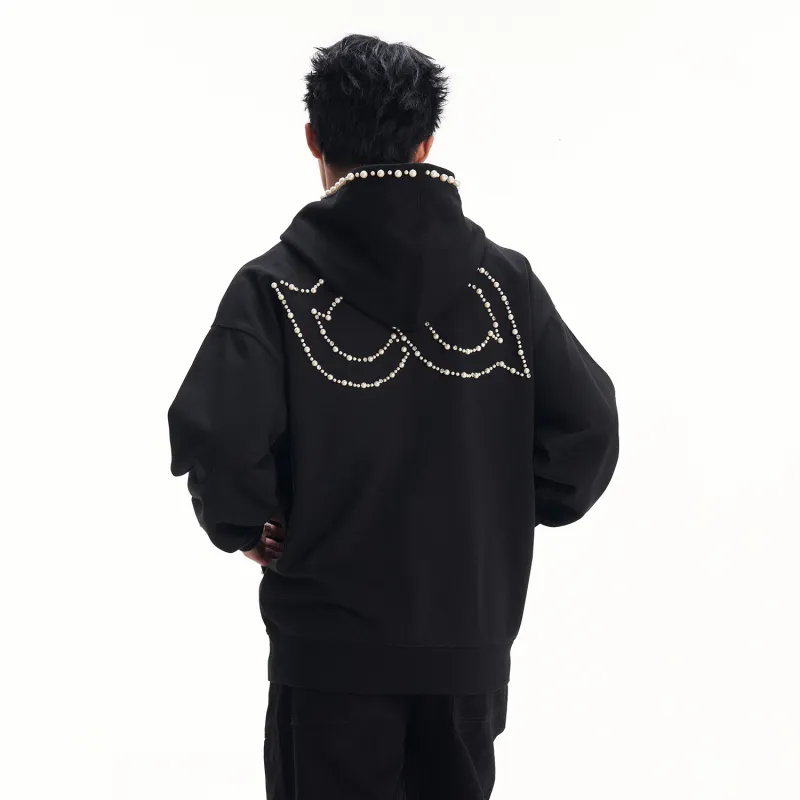BIPOLAR Sweatshirt Unisex Black Gray-3