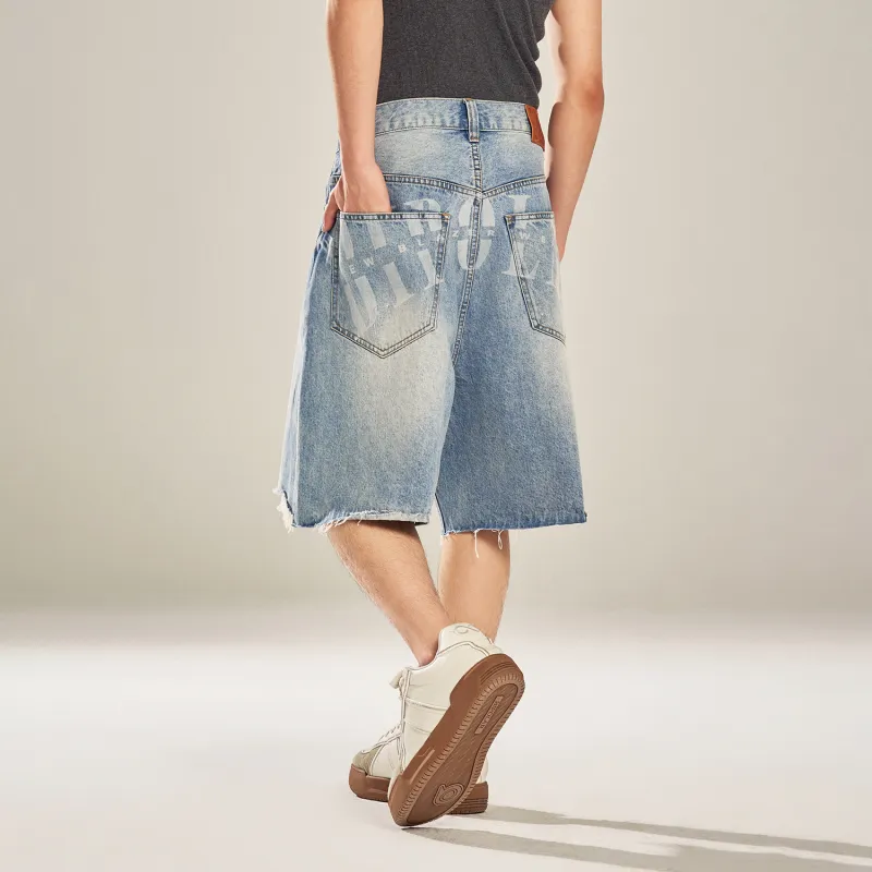 BIPOLAR Denim Shorts Unisex-8
