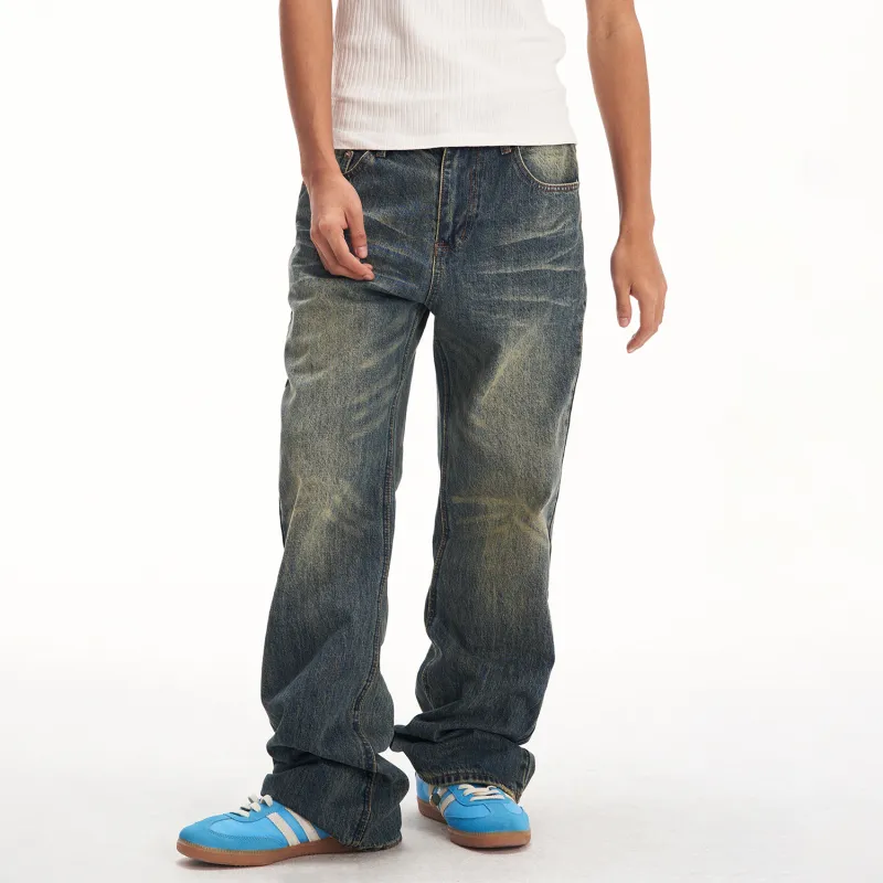 BIPOLAR Jeans Pants Unisex Blue-3