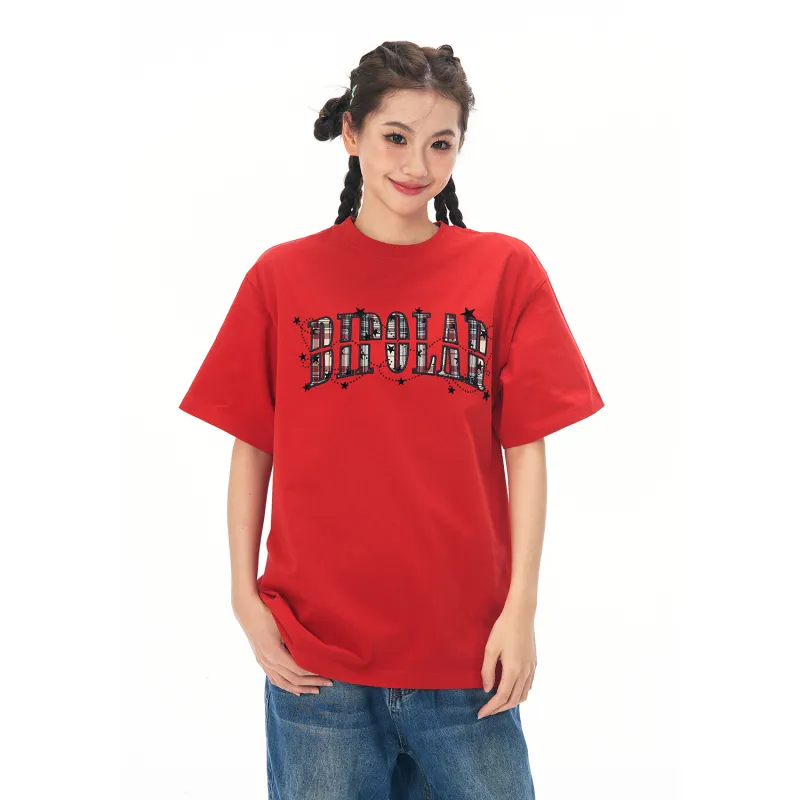 BIPOLAR Summer 100% Cotton American Vintage Hip Hop T Shirt For Men Unisex-7