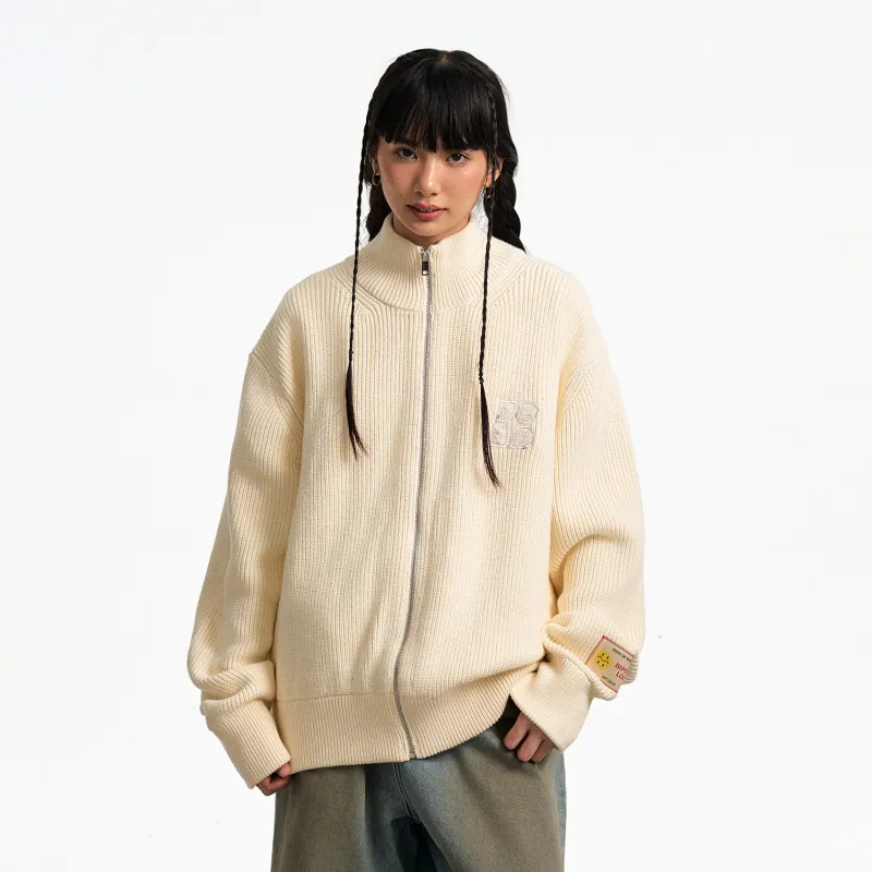 BIPOLAR Sweater Unisex Ecru Black Gray-2