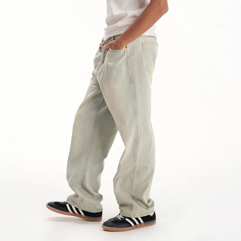 BIPOLAR Pants Unisex Light Blue-3