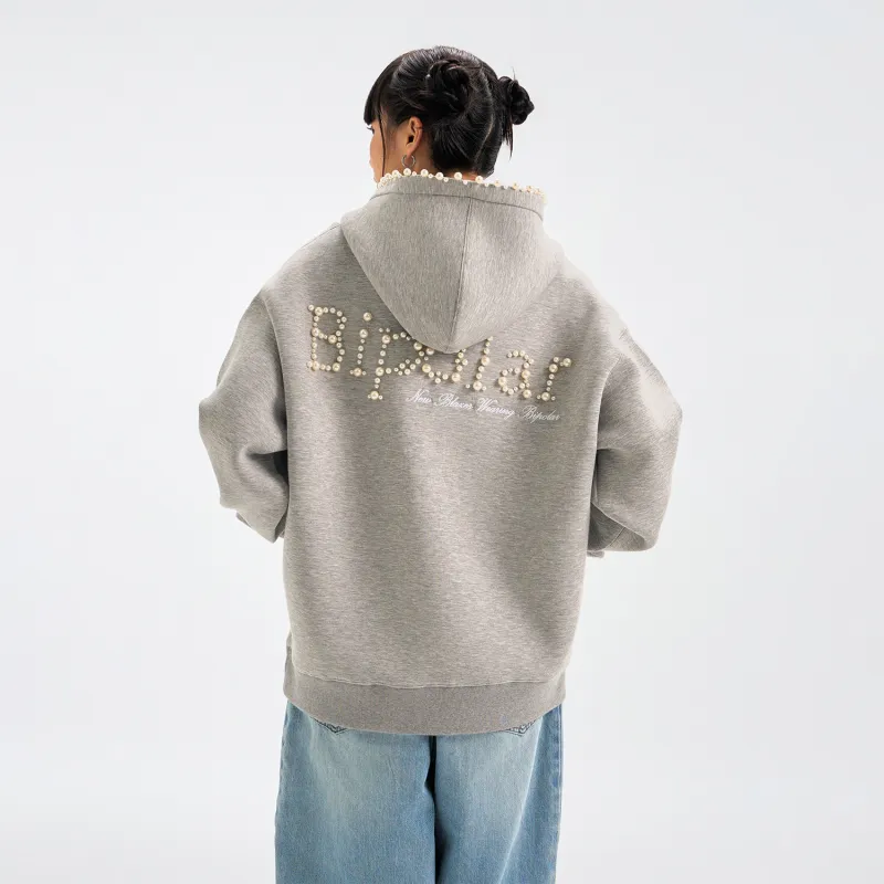 BIPOLAR Sweatshirt Hoodie Unisex Black Gray-8