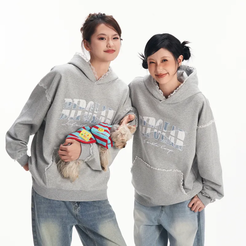 BIPOLAR Hoodie Unisex Heather Gray-5