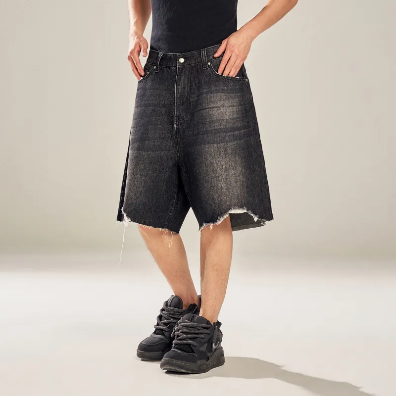 BIPOLAR Denim Shorts Unisex-4