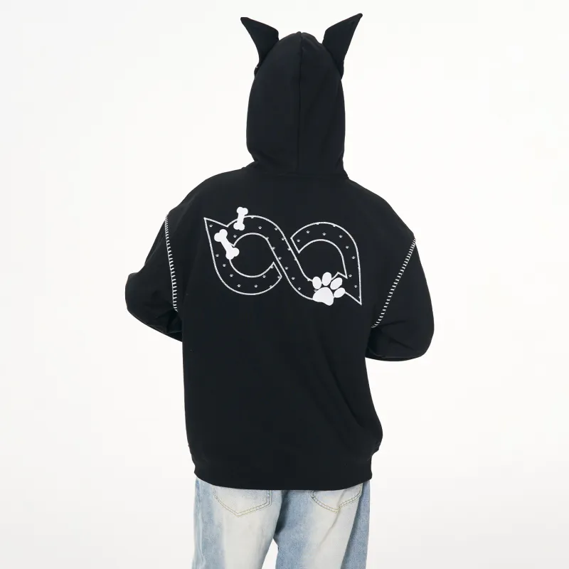 BIPOLAR Sweatshirt Unisex Black Heather Gray-9