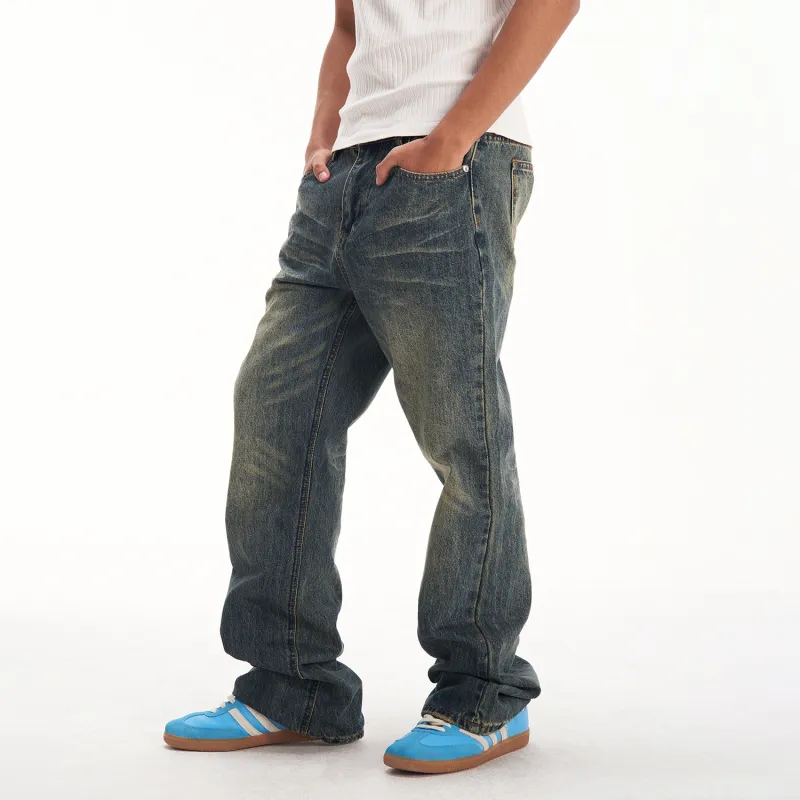 BIPOLAR Jeans Pants Unisex Blue-4