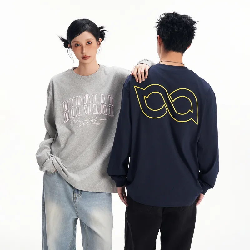 BIPOLAR T Shirt Unisex White Heather Gray Black Navy Blue-28