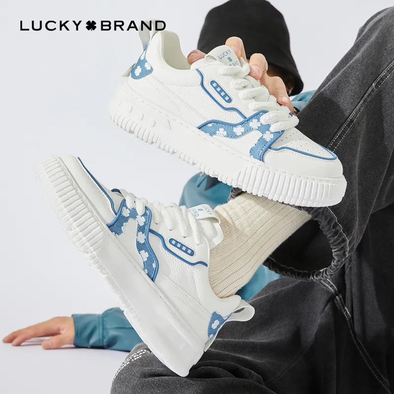LUCKY BRAND Slip Resistant Water Resistant Wear Resistant Breathable Moisture Wicking Low Top Skateboard Shoes Unisex-4