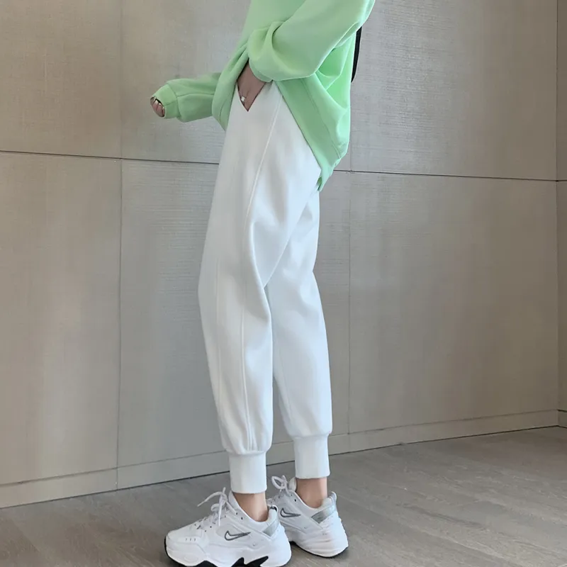 Muzi Knitted Sports Pants Women's-3