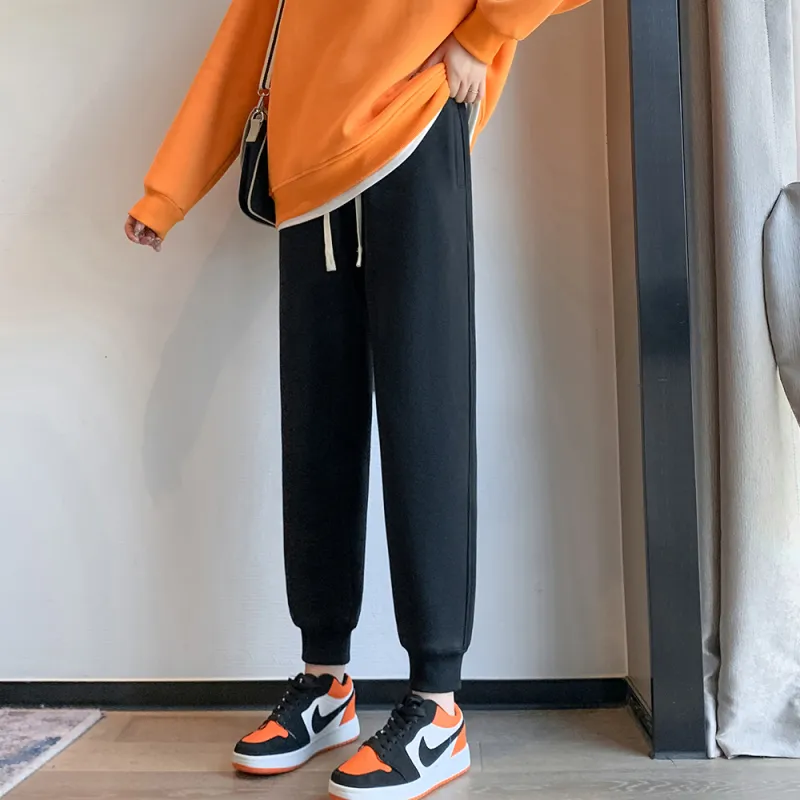 Muzi Knitted Sports Pants Women's-7