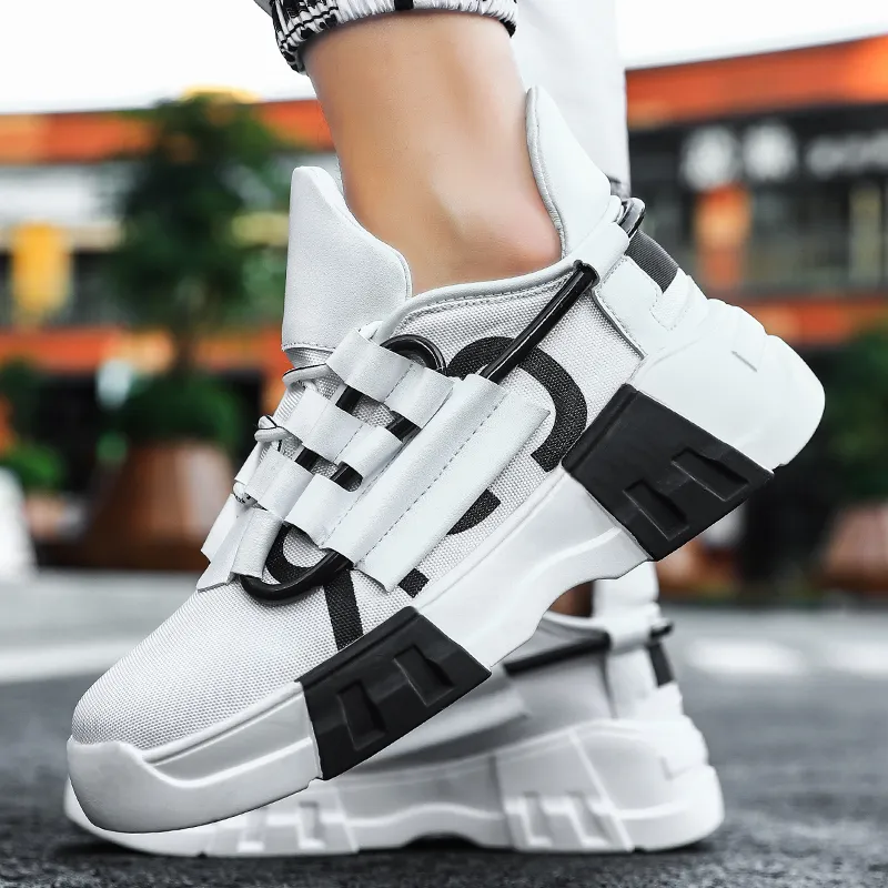 Kangaroo Head Slip Resistant Low Top Chunky Sneakers Men's-5