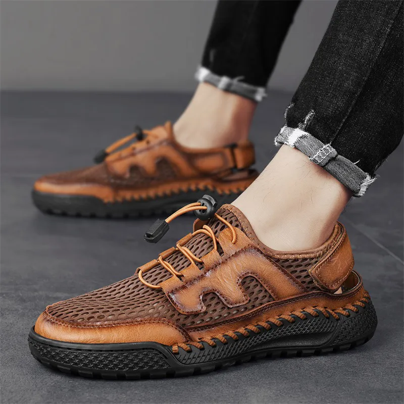 Kangaroo Head Breathable Casual Shoes Men's-4