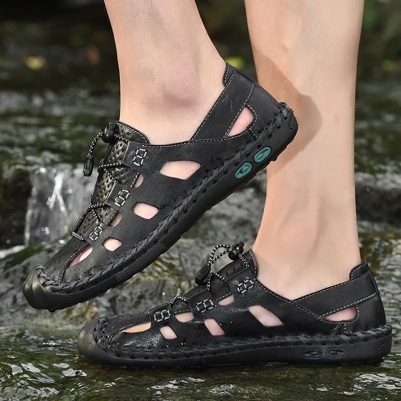 Kangaroo Head Beach Sandals Unisex-6