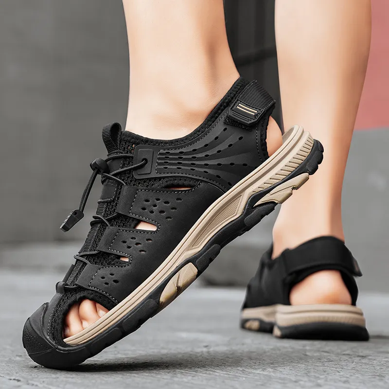 Kangaroo Head Beach Sandals Unisex-6