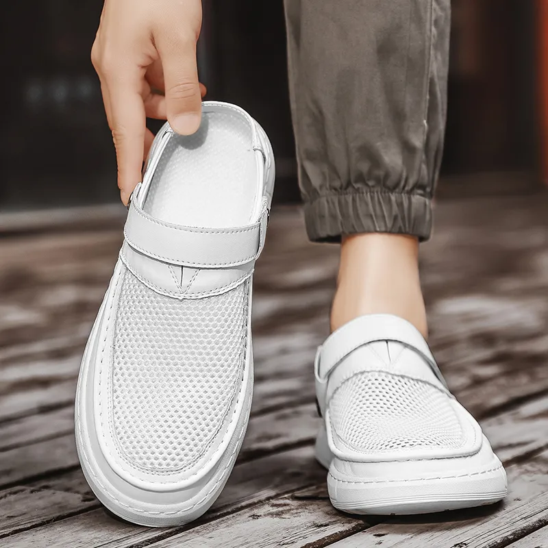 Kangaroo Head Slip Resistant Closed Toe Slippers Men's-7