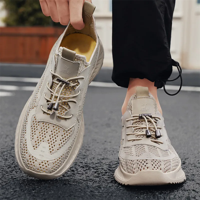 Kangaroo Head Abrasion Resistant Slip Resistant Low Top Casual Shoes Men's-1