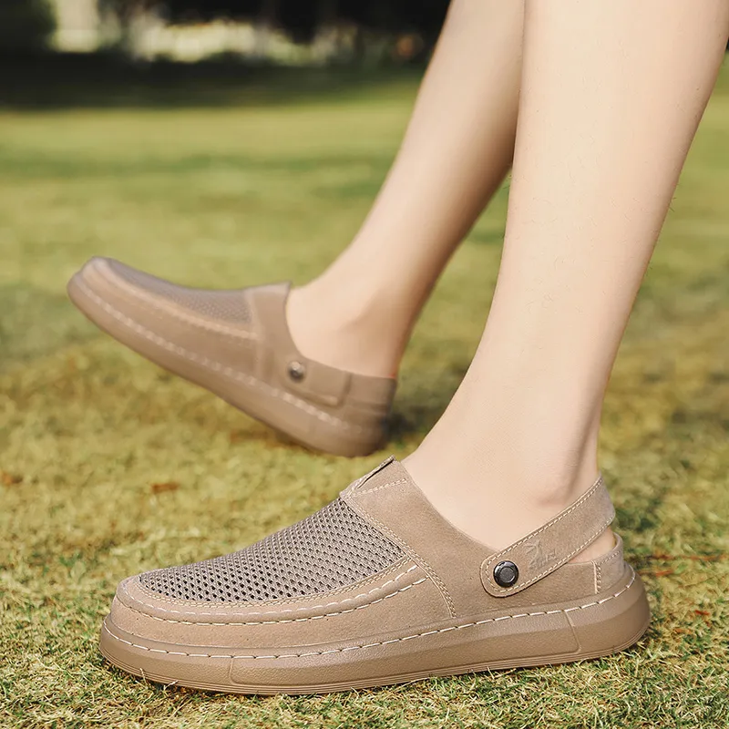 Kangaroo Head Slip Resistant Closed Toe Slippers Men's-2