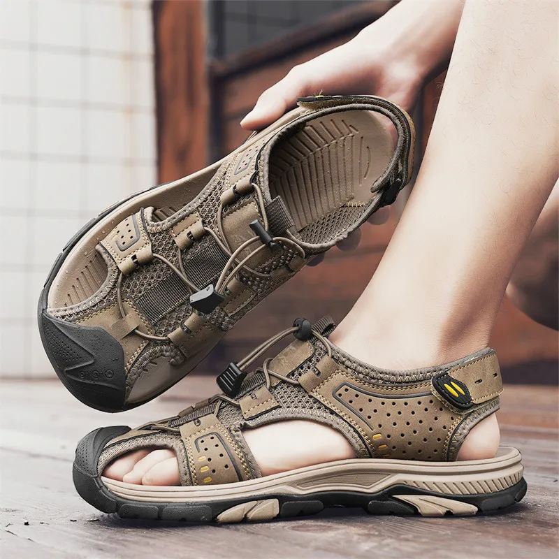 Kangaroo Head Beach Sandals Unisex-6