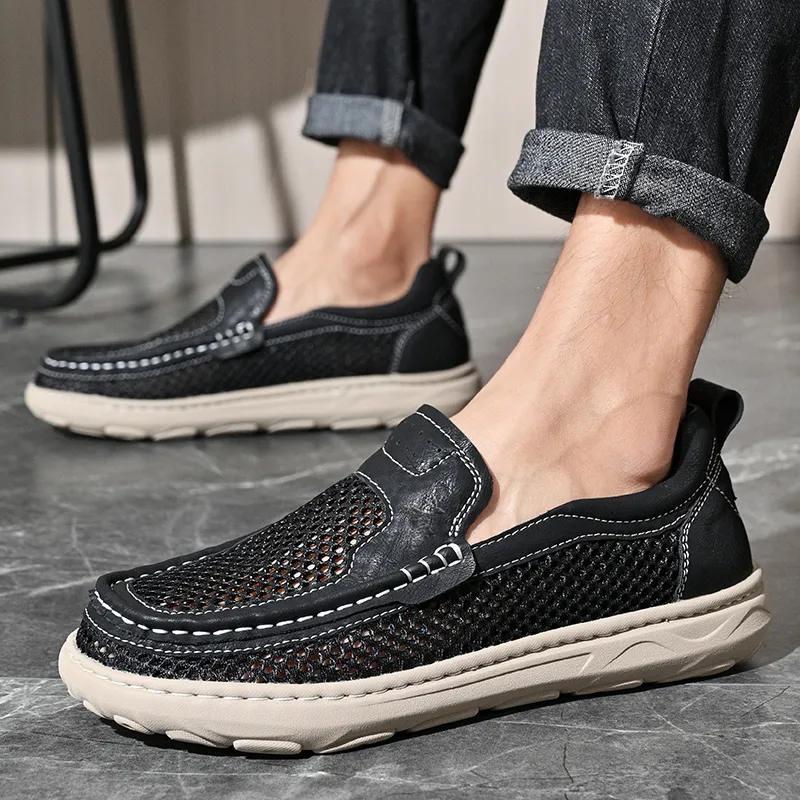 Kangaroo Head Abrasion Resistant Low Top Casual Shoes Men's-7