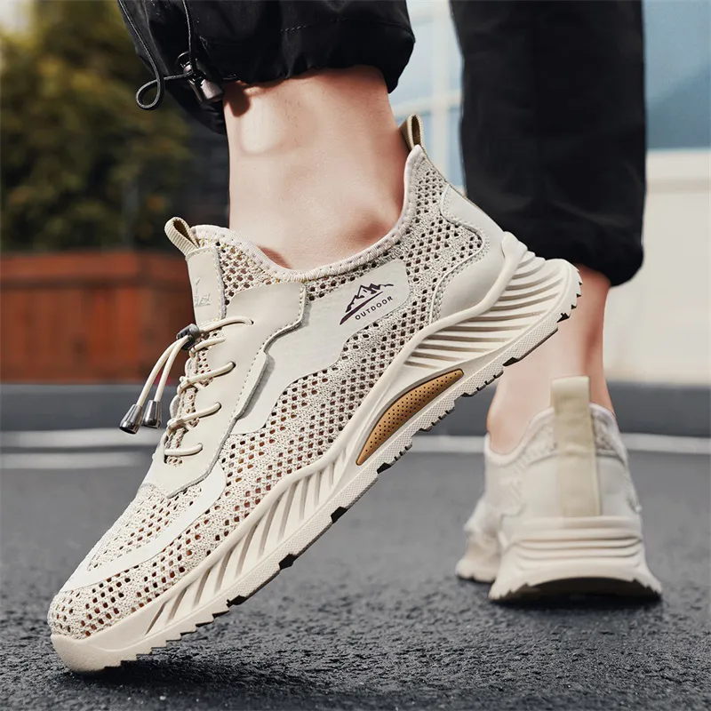 Kangaroo Head Abrasion Resistant Slip Resistant Low Top Casual Shoes Men's-2