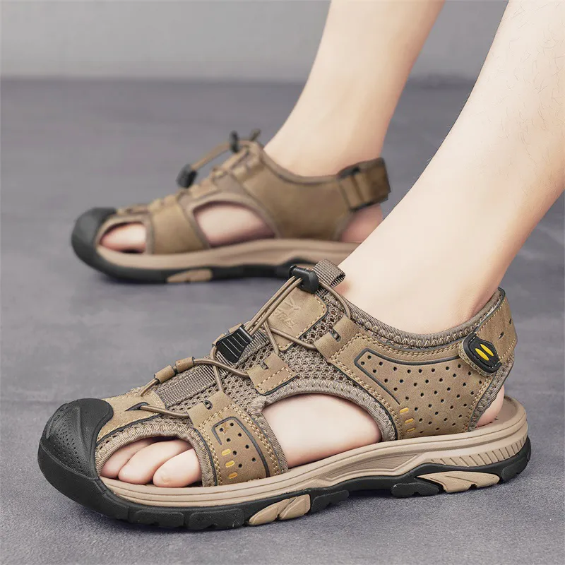 Kangaroo Head Beach Sandals Unisex-4