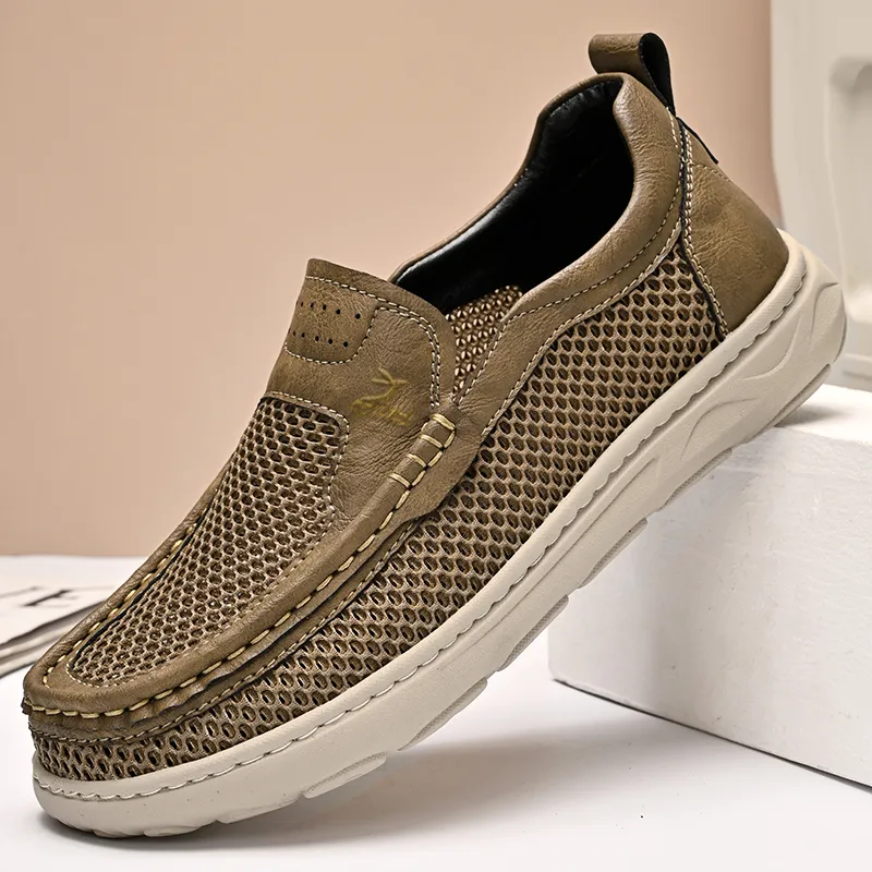 Kangaroo Head Abrasion Resistant Low Top Casual Shoes Men's-1