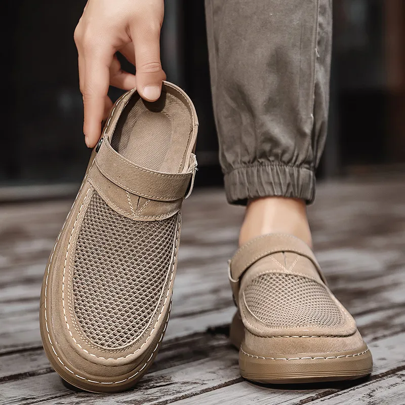 Kangaroo Head Slip Resistant Closed Toe Slippers Men's-3