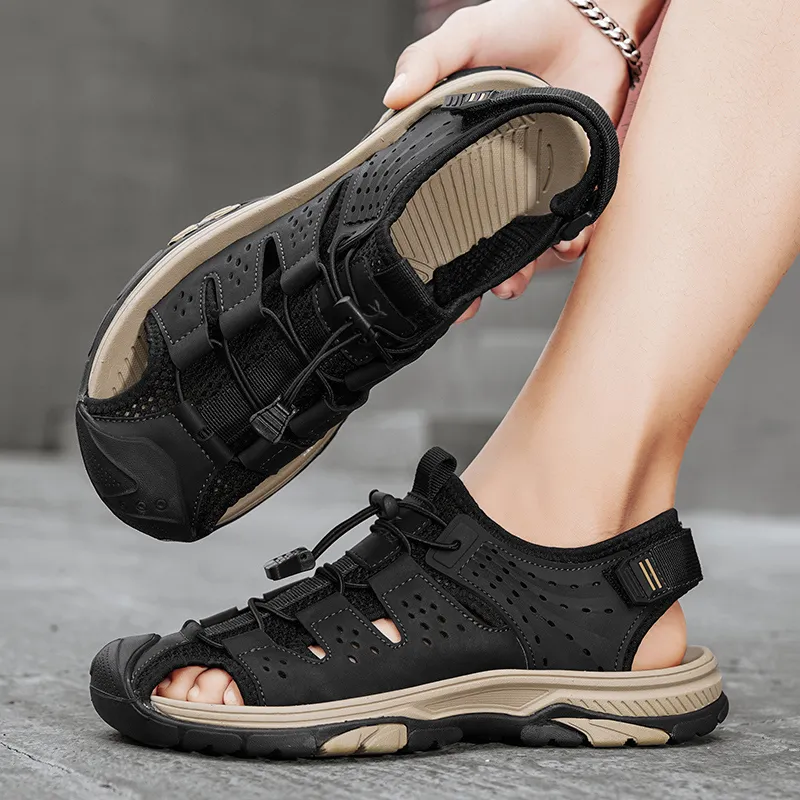 Kangaroo Head Beach Sandals Unisex-4