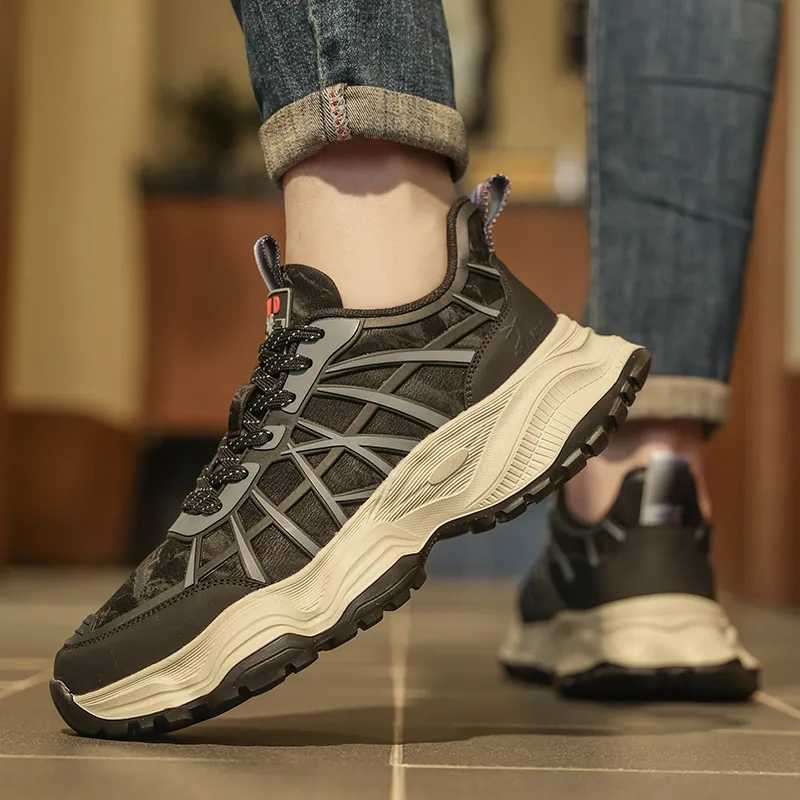 Kangaroo Head Abrasion Resistant Low Top Chunky Sneakers Men's-7